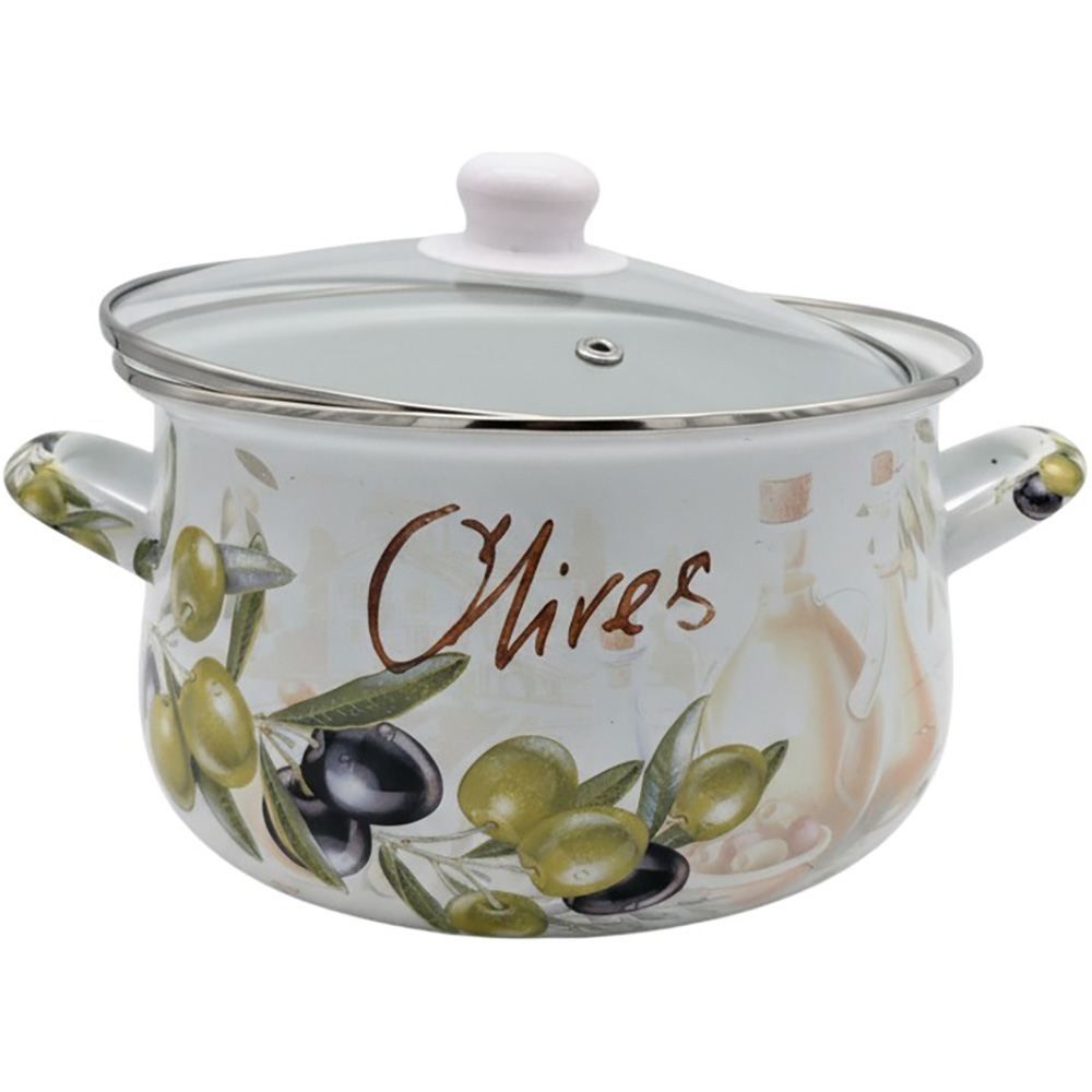 Кастрюля VERONA 2,5 л White (VR-0001-18) Кастрюля VERONA 2,5 л White (VR-0001-18) Материал кастрюли эмалированная сталь