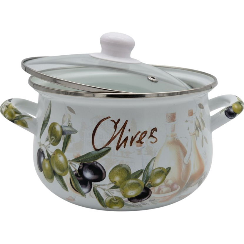 Кастрюля VERONA 4 л White (VR-0001-22) Кастрюля VERONA 4 л White (VR-0001-22) Материал кастрюли эмалированная сталь