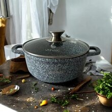 Кастрюля VINNARC 2,3 л Grey (GR-0320CE)