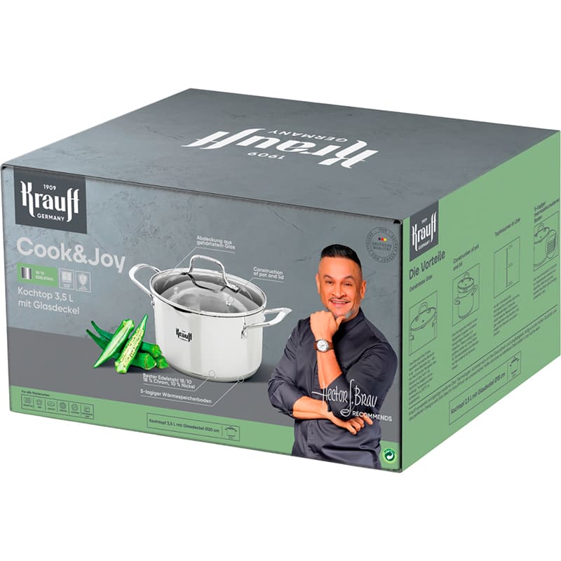 Каструля KRAUFF Cook&Joy 3.5 л (26-238-118) Тип каструля
