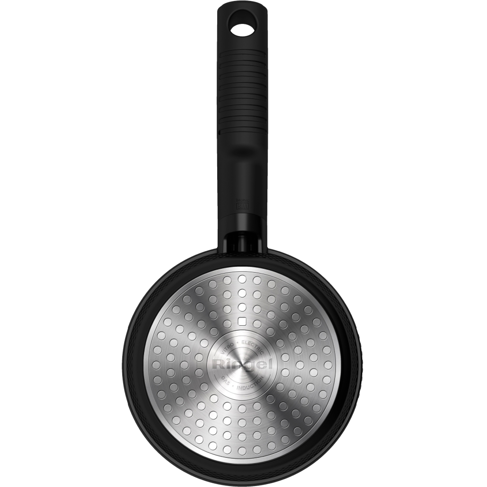 Ківш RINGEL Grey Line 1.4 л Black (RG-4155-16) Діаметр/довжина 16