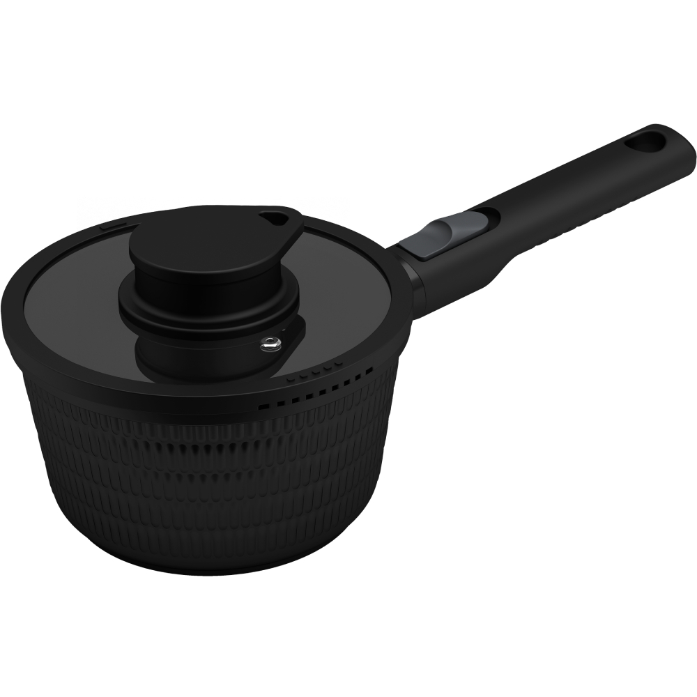 Ківш RINGEL Grey Line 1.4 л Black (RG-4155-16)