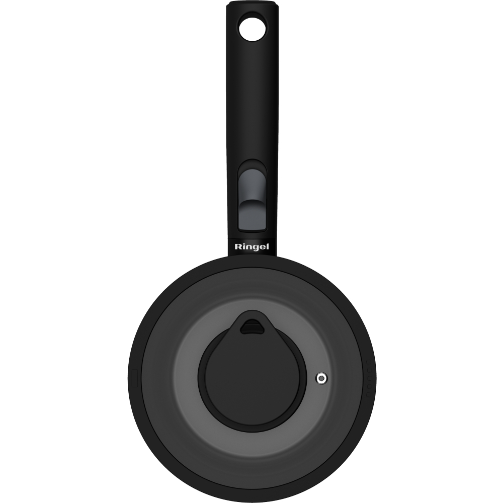 Ківш RINGEL Grey Line 1.4 л Black (RG-4155-16) Внутрішнє антипригарне покриття присутнє