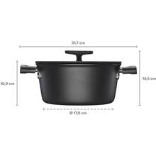 Каструля FISKARS Hard Face 3,5 л Black (1075526)