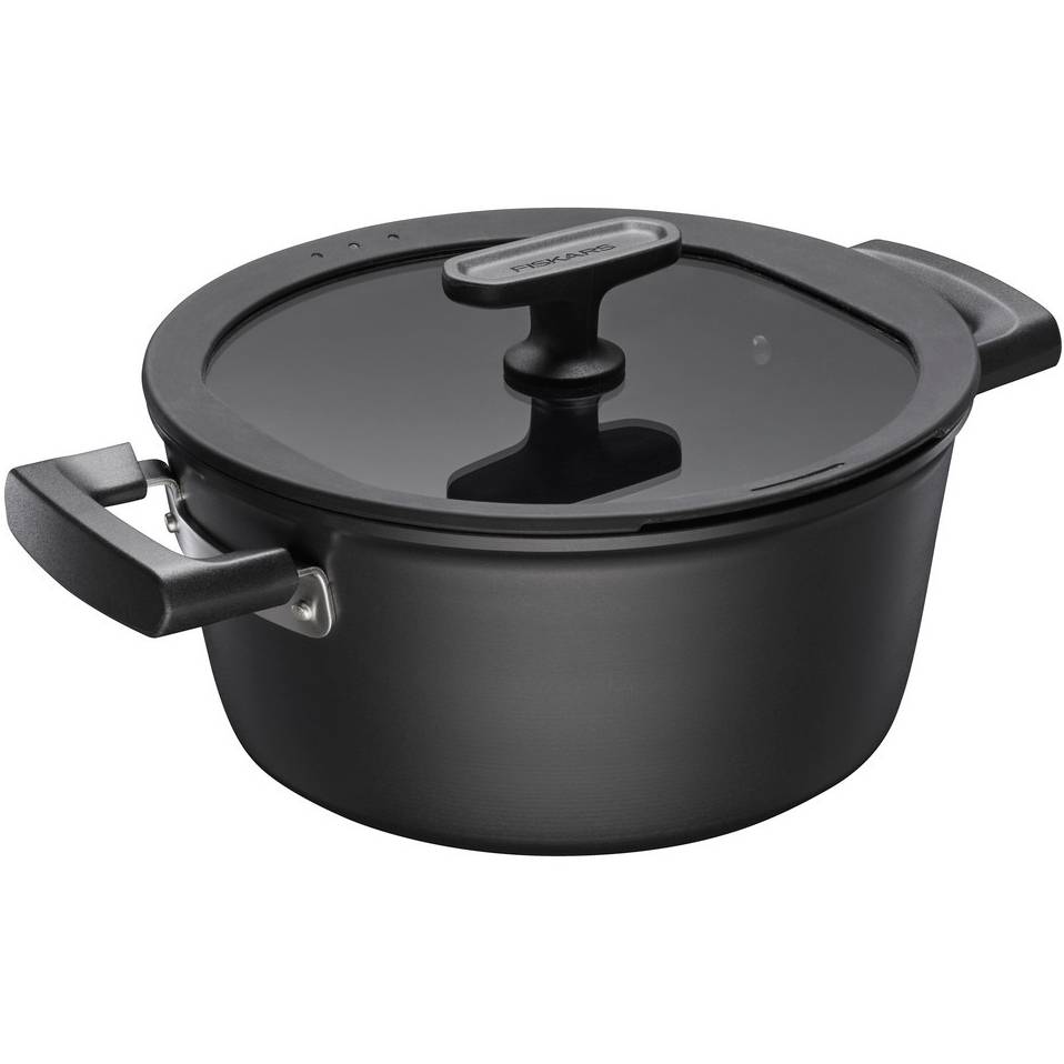 Каструля FISKARS Hard Face 3,5 л Black (1075526)