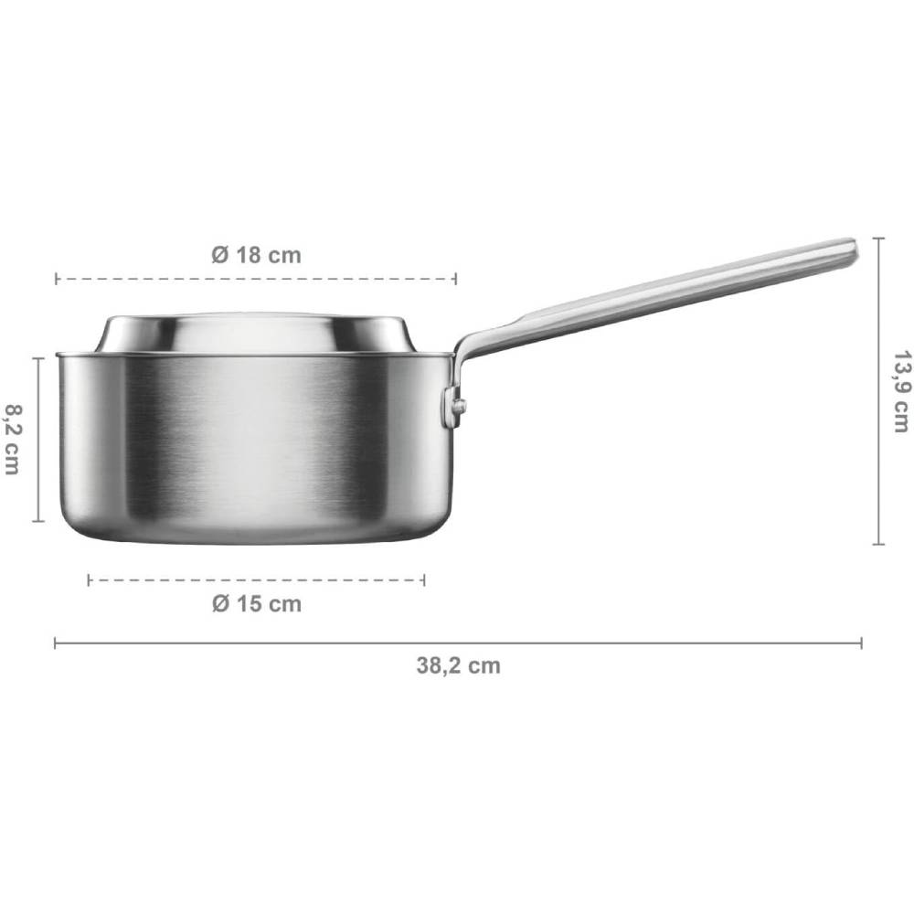 Ківш FISKARS Norden 1,8 л (1067637) Матеріал каструлі нержавіюча сталь