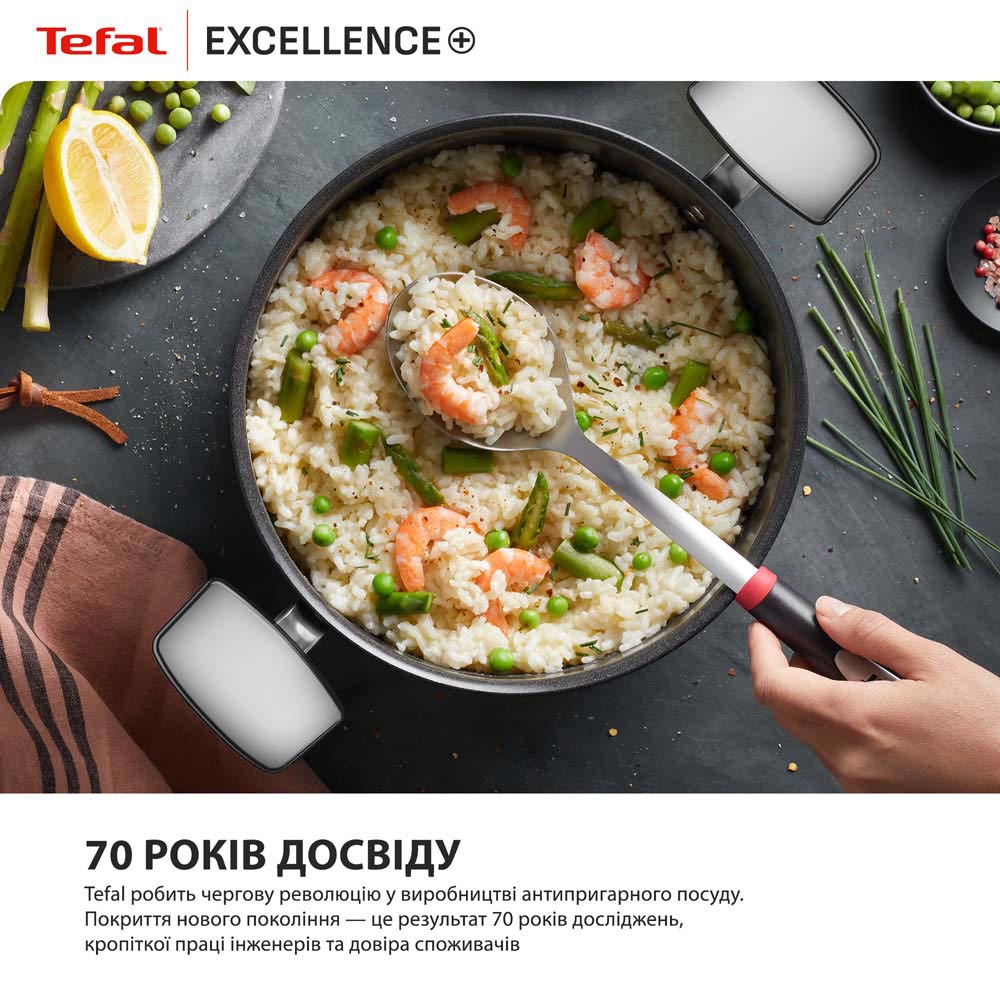В Україні Каструля TEFAL Excellence+ 2.7 л Black (G3284443)