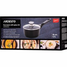 Ківш ARDESTO Gemini Bari 1.3 л Black (AR1913AS)