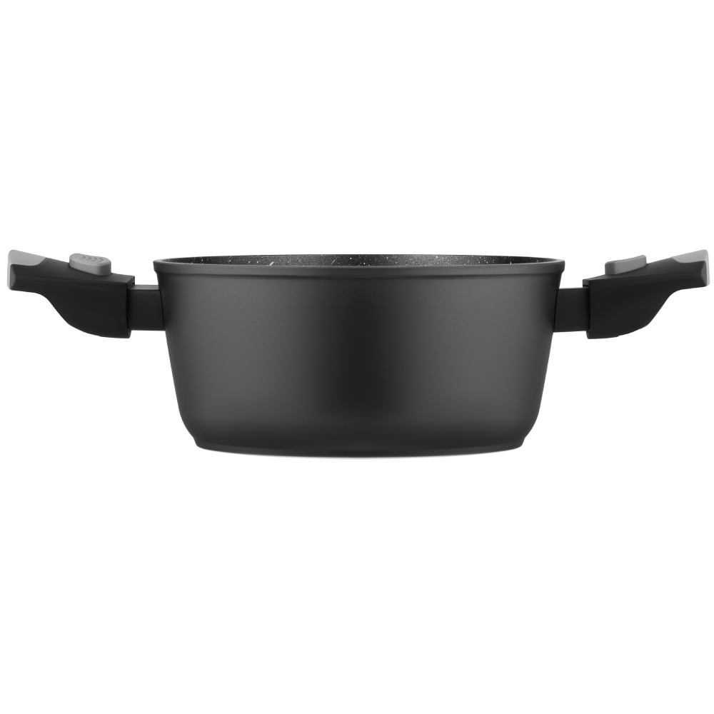 Каструля ARDESTO Gemini Bari 2.5 л Black (AR1925AC) Внутрішнє антипригарне покриття присутнє