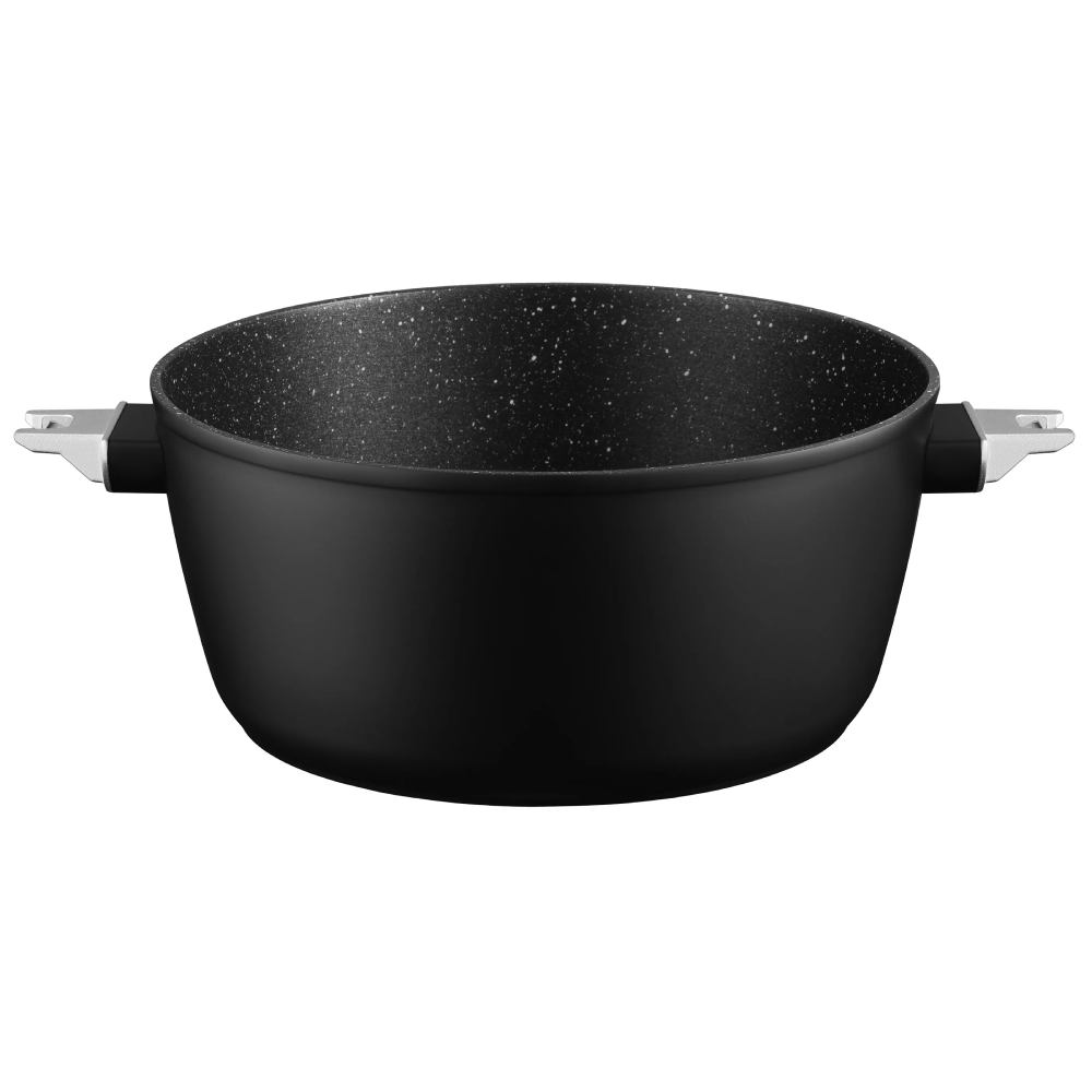 Каструля ARDESTO Gemini Bari 3,9л Black (AR1939AC) Внутрішнє антипригарне покриття присутнє