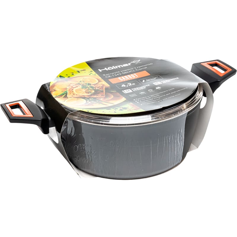 Зображення Каструля HOLMER Carrot 4.2 л (CR-1342-SBMCL)