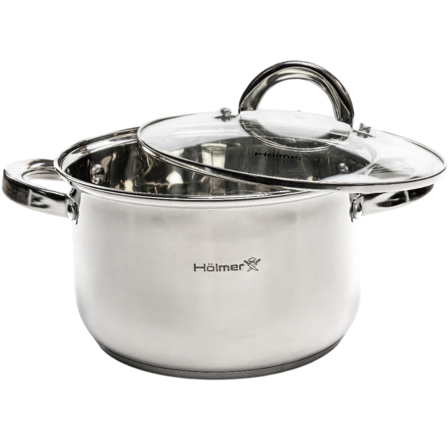 Кастрюля HOLMER 3.5 л (CR-18435-SS) Внутреннее антипригарное покрытие нет
