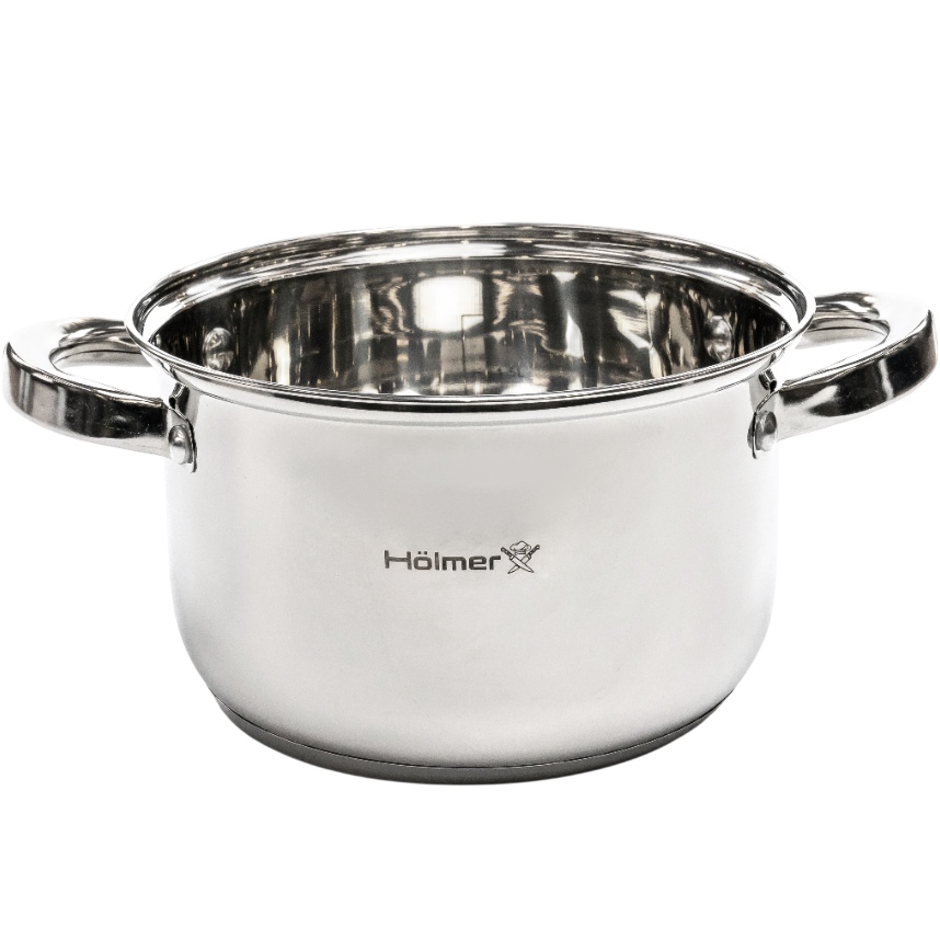 Кастрюля HOLMER 2.6 л (CR-18426-SS) Материал ручек нержавеющая сталь