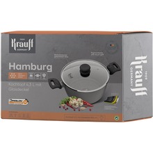 Кастрюля KRAUFF Hamburg 4.3 л Black (25-45-254)
