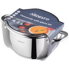 Каструля ARDESTO Gemini Lucca 4.2 л Stainless steel (AR4342LC)