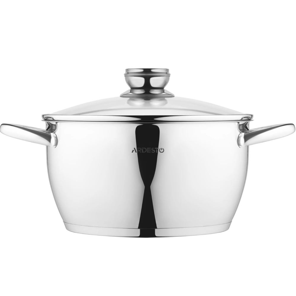 Каструля ARDESTO Gemini Lucca 5.5 л Stainless steel (AR4355LC) Тип каструля
