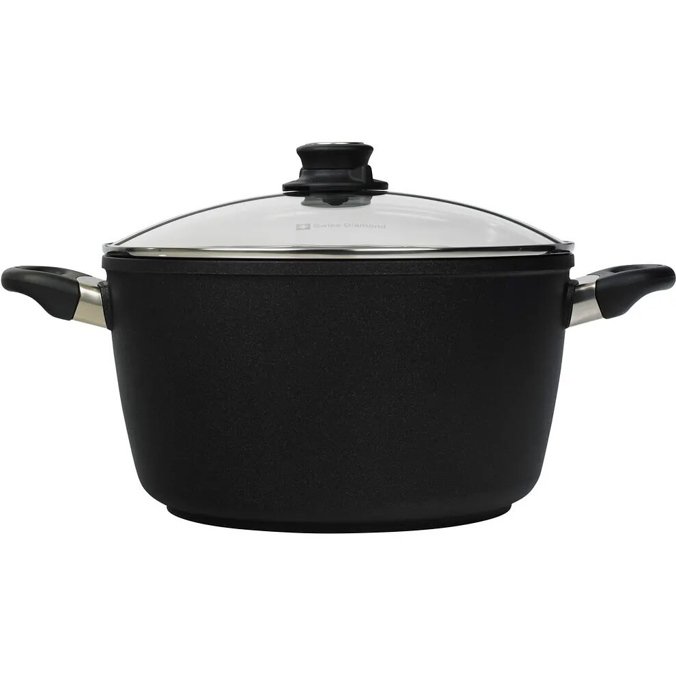 Каструля SWISS DIAMOND XD Induction 8 л Black (XD6128ic)
