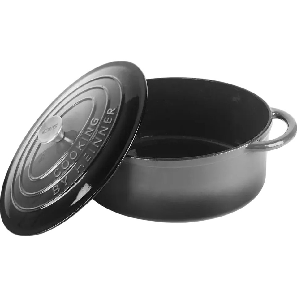 Каструля HEINNER 9 л Gray Marble (HR-ZVC-S29OV) Материал кастрюли чугун