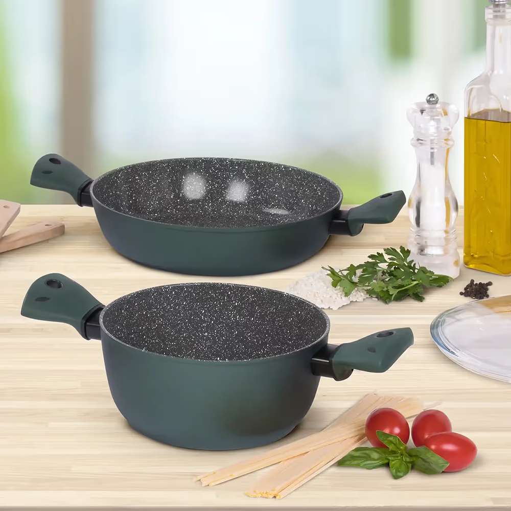 Каструля TVS Eco Ok Induction 4,4 л 24 см (4N480243310001) Матеріал каструлі алюміній