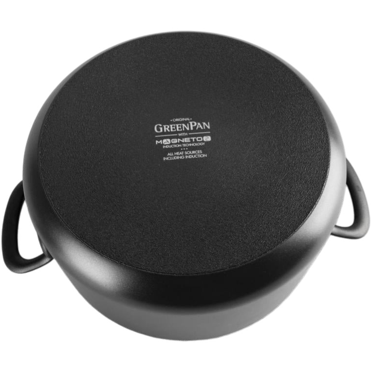 Каструля GREEN PAN Craft 4.9 л Black (CC002267-001) Внутрішнє антипригарне покриття присутнє