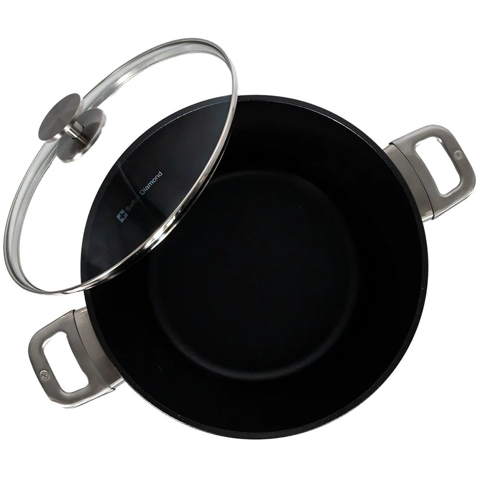 Кастрюля SWISS DIAMOND CXD Induction 5,2 л (CXD6124ic) Дополнительно Вес: 2,65 кг; Рекомендовано ручное мытье