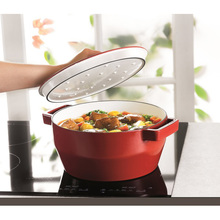 Каструля PYREX Slow Cook red