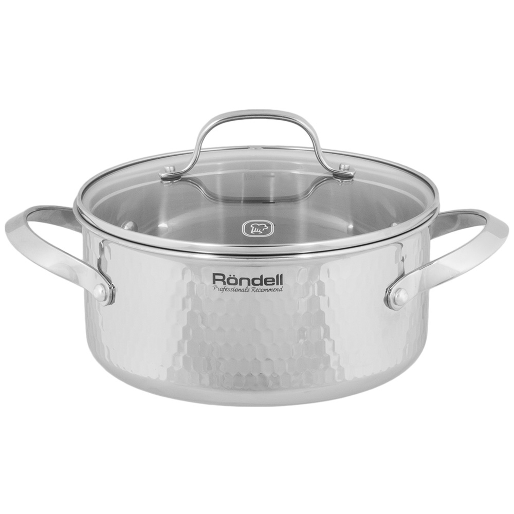 

Кастрюля RONDELL RainDrops RDS-829 24 см (4.7 л), RainDrops RDS-829