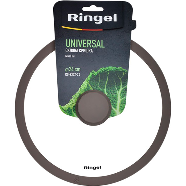 Крышка Ringel Universal silicone 24 см (RG-9302-24) Материал стекло