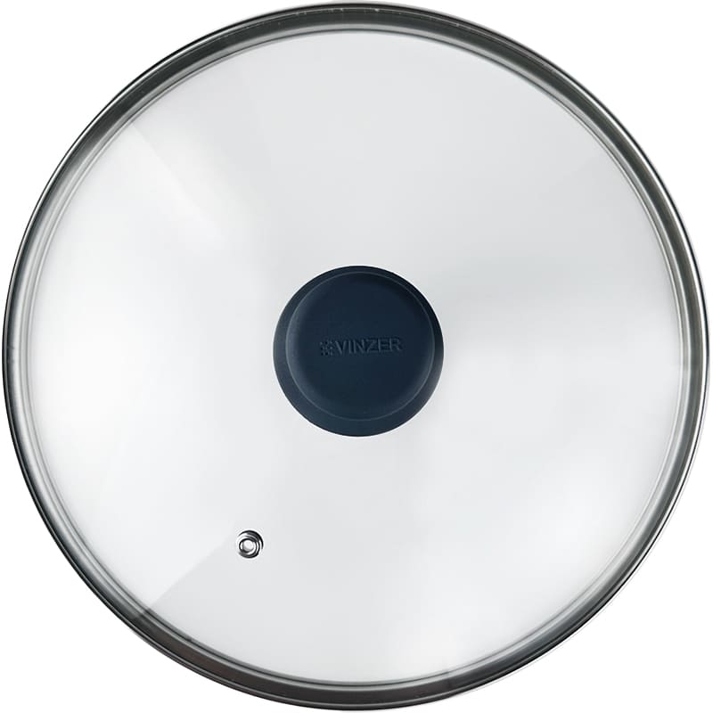 Крышка VINZER 26 см (50511) Дополнительно Нержавеющая сталь FERRINOX 18/10; Можно мыть в посудомоечной машине