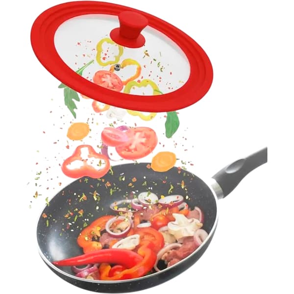 Крышка HEINNER 28/30/32 см Red (HR-AER-28D32R) Клапан выпуска пара True