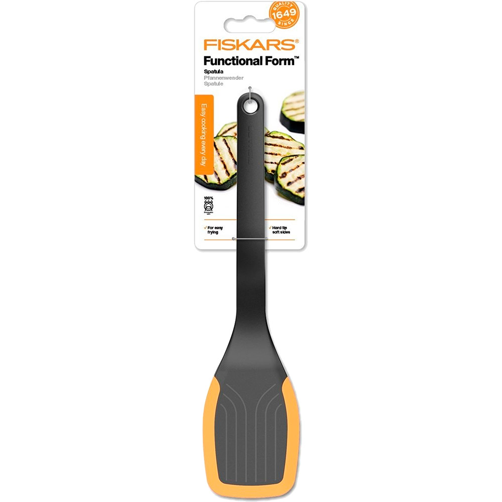 Лопатка FISKARS Form с силиконом (1027300) Мягкая ручка False