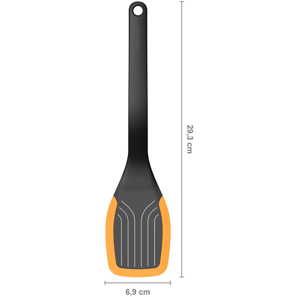 Лопатка FISKARS Form с силиконом (1027300) Широкая лопатка True