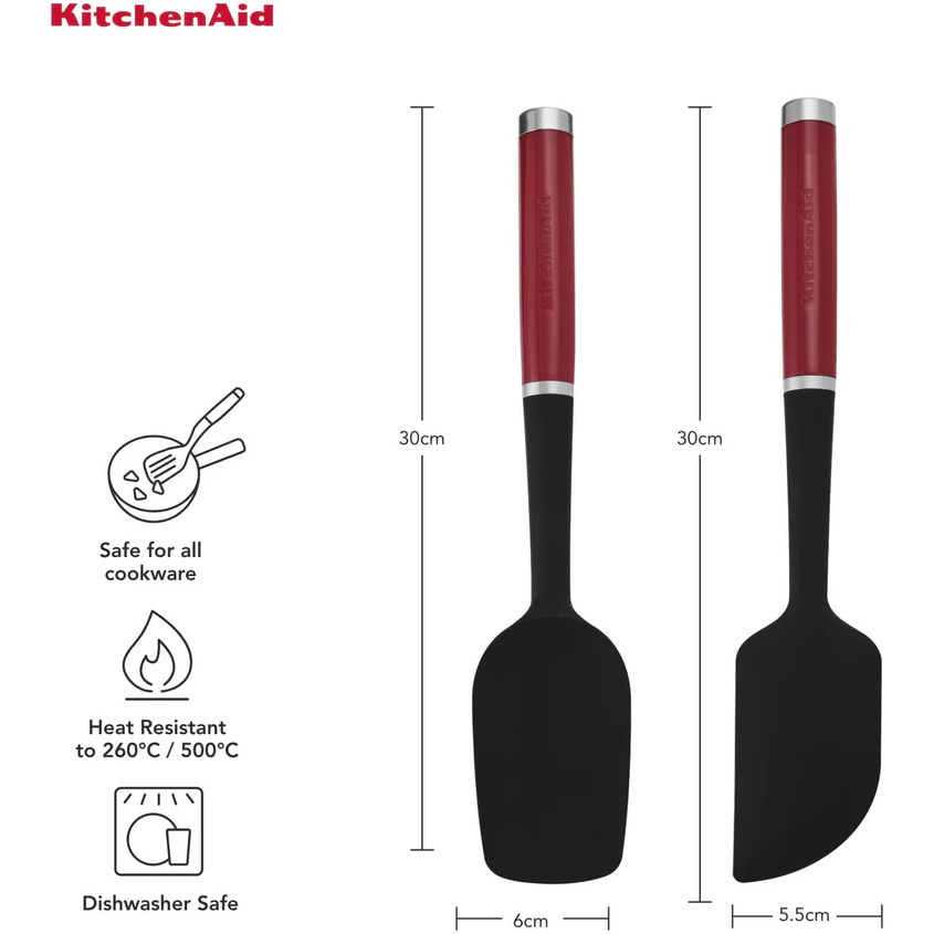 Зовнішній вигляд Набір лопаток KITCHENAID Coreline 2 шт Red (KQG437OHERE)