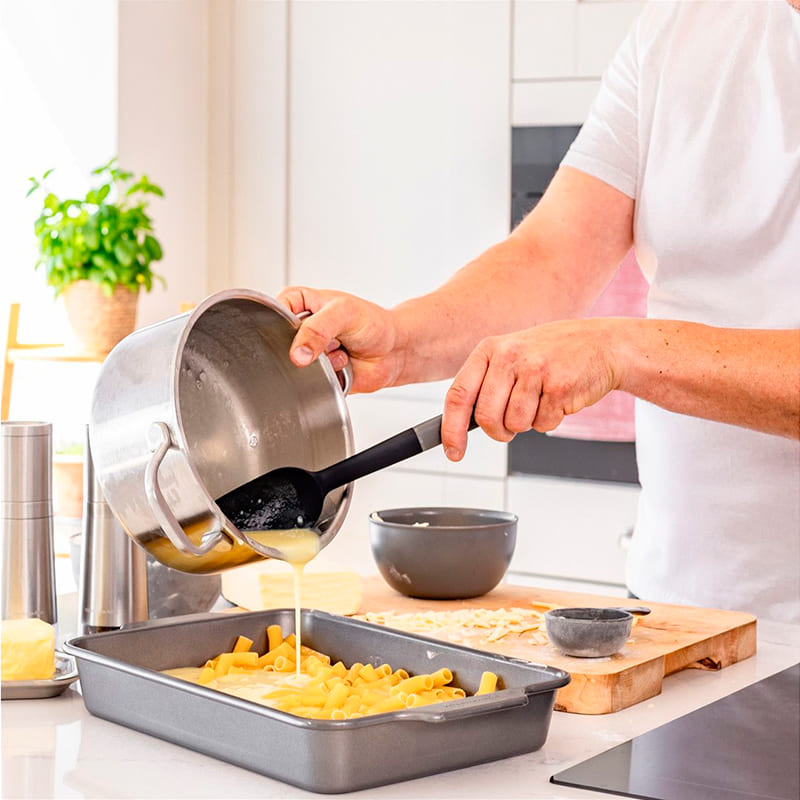 Лопатка KITCHENAID Classic 30 см Grey (KHA030OHCHGG) Широка лопатка False