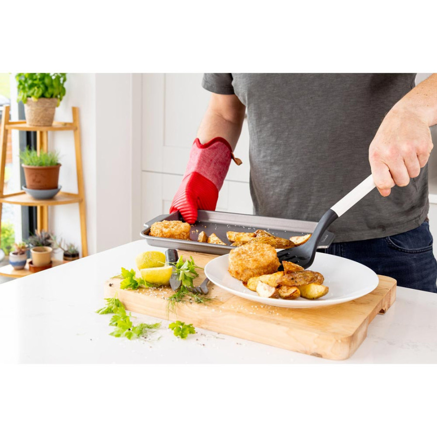 Лопатка KITCHENAID Classic 34 см white (KHA002OHPNG) Витримує температуру до 220 гр. True