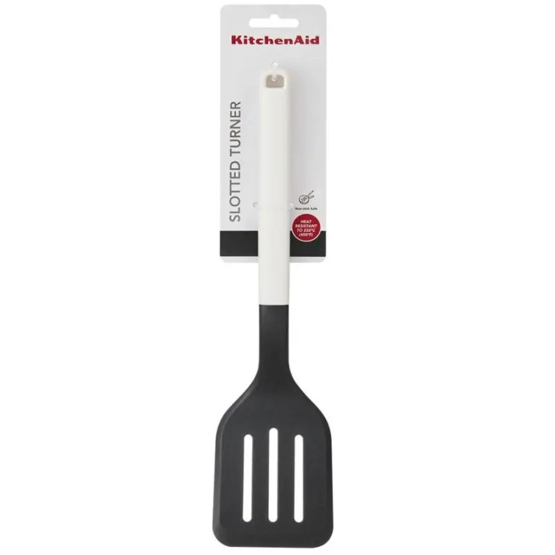 Лопатка KITCHENAID Classic 34 см white (KHA002OHPNG) Придатна для антипригарного посуду True