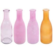 Набор ваз ELEN DEKOR Bottle 4 шт Soft Pink (804-116)