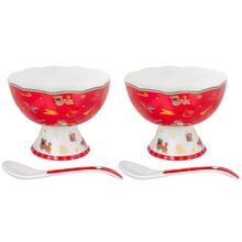Набір креманок LEFARD Christmas Delight 2 шт Red (985-212)