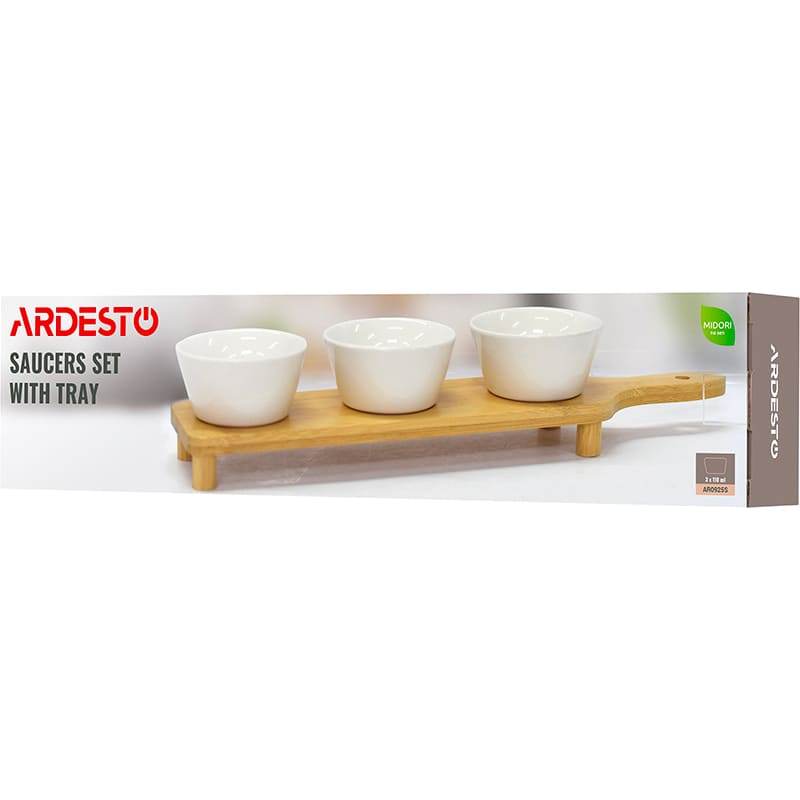 Набір соусників ARDESTO Midori 110 мл 3 шт (AR0925S) Матеріал фарфор