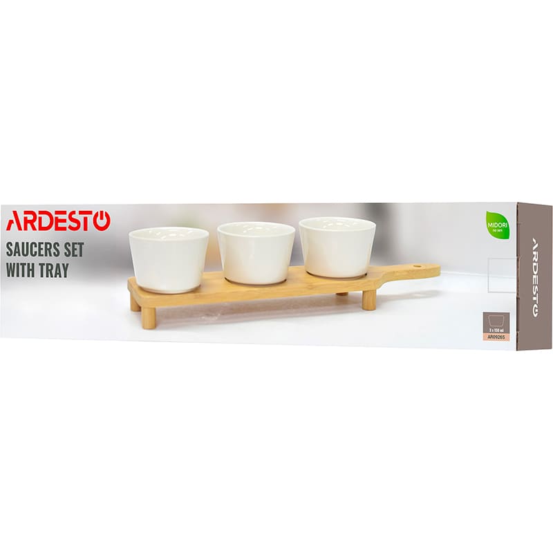 Набір соусників ARDESTO Midori 150 мл 3 шт (AR0926S) Матеріал фарфор