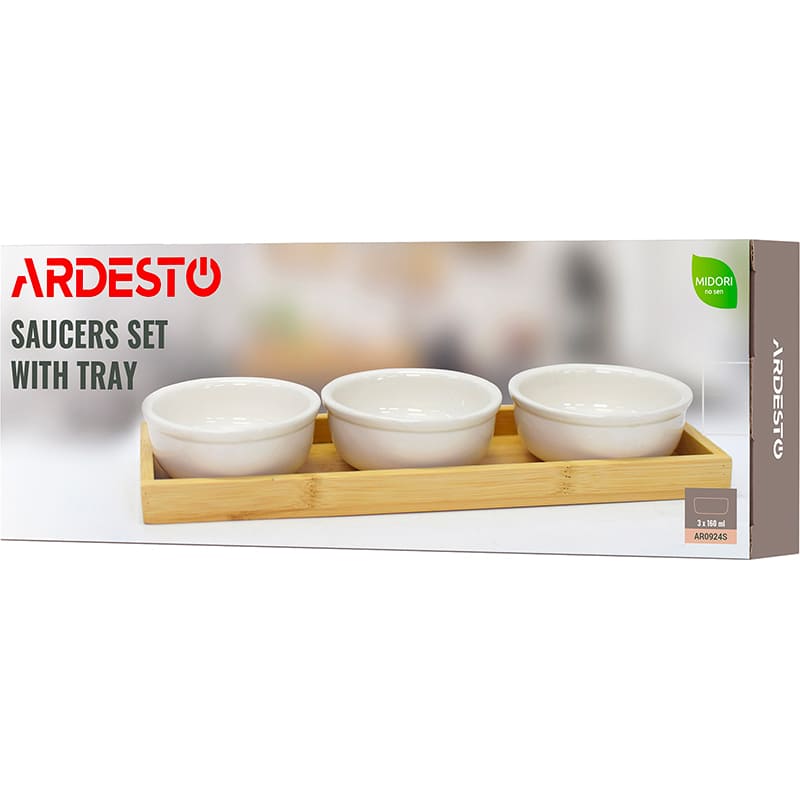 Набір соусників ARDESTO Midori 160 мл 3 шт (AR0924S) Матеріал фарфор