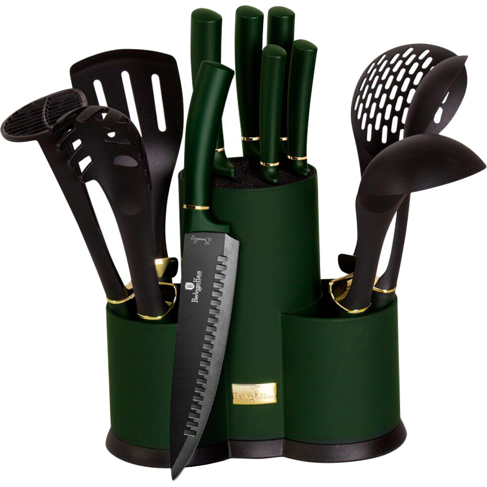 

Набор ножей BERLINGER HAUS Emerald Collection 12 пр (BH-6250), Ножи 5 пр з підставкою, 12 пр BH 6250