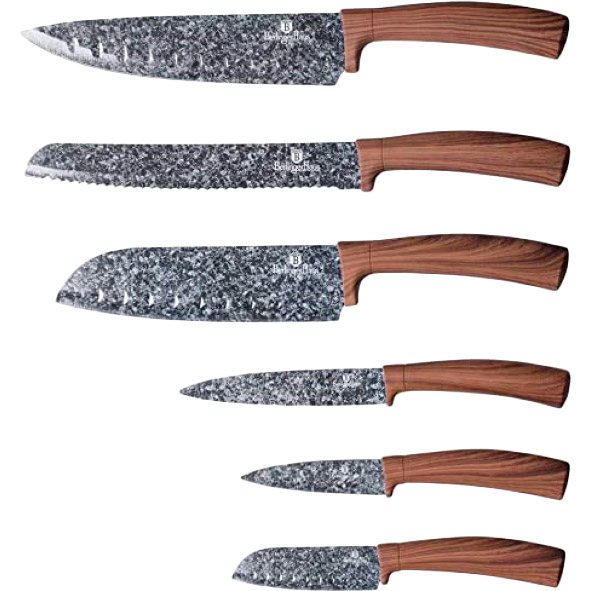 Набір ножів BERLINGER HAUS Forest Line 6 пр (BH-2505) Набір ножів BERLINGER HAUS Forest Line 6 пр (BH-2505)