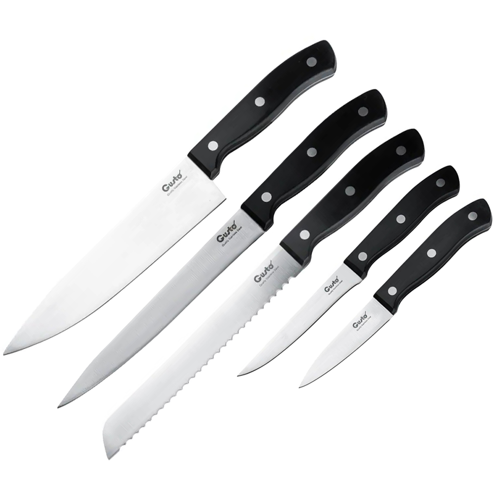 Набір ножів GUSTO Classic 8 пр (GT-4101/8) Кількість ножів у наборі 5