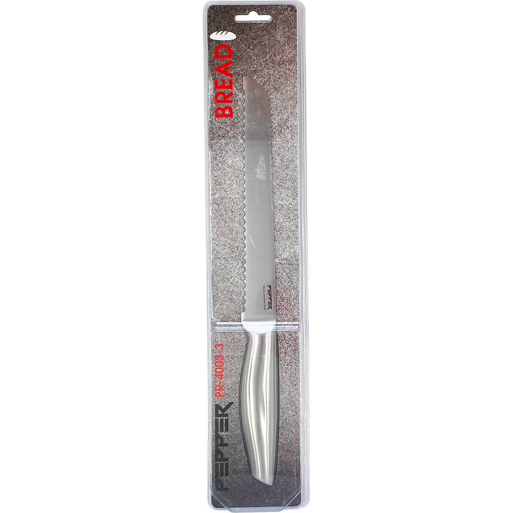 

Нож PEPPER METAL 20.3 см (PR-4003-3), PR-4003-3 Ніж для хлібу METAL 20,3 см