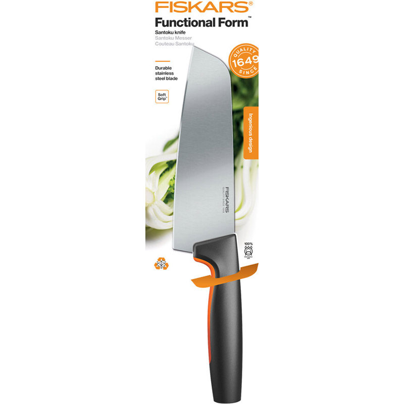 Зовнішній вигляд Ніж сантоку FISKARS Santoku FF (1057536)