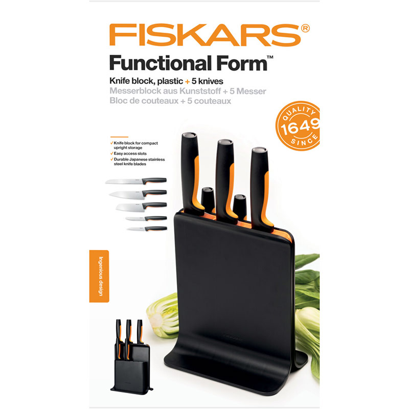 Набір ножів FISKARS FF 5 шт (1057554) Основні ножі кухарський