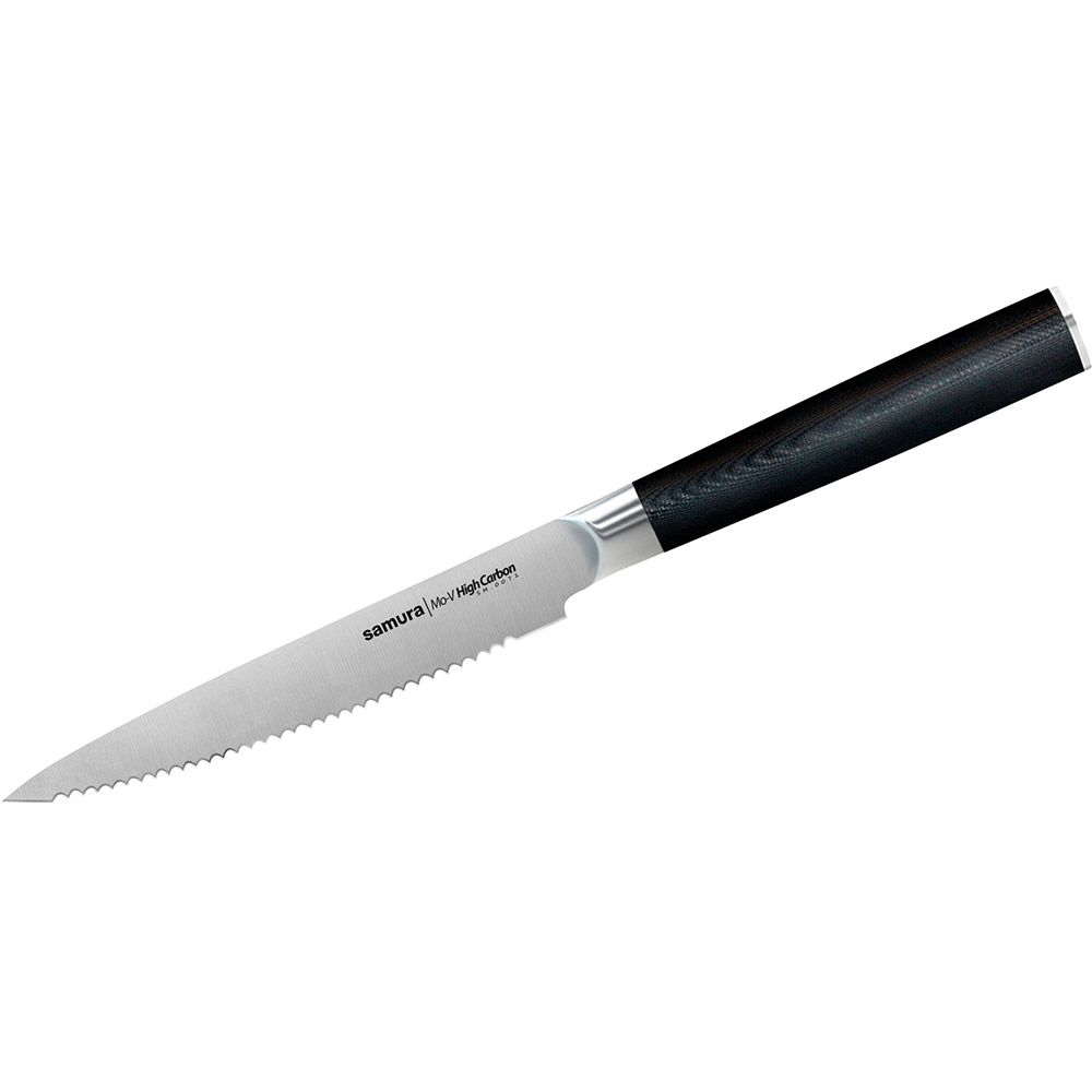 

Нож SAMURA для томатов 120 мм Mo-V Black (SM-0071), Ніж кухонний для томатів, 120 мм, Mo-V (SM-0071)