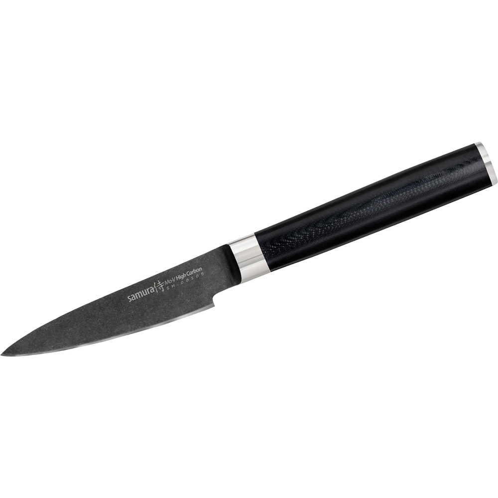 

Нож SAMURA овощной 90 мм MO-V Stonewash (SM-0010B), Ніж кухонний овочевий, 90 мм, MO-V Stonewash