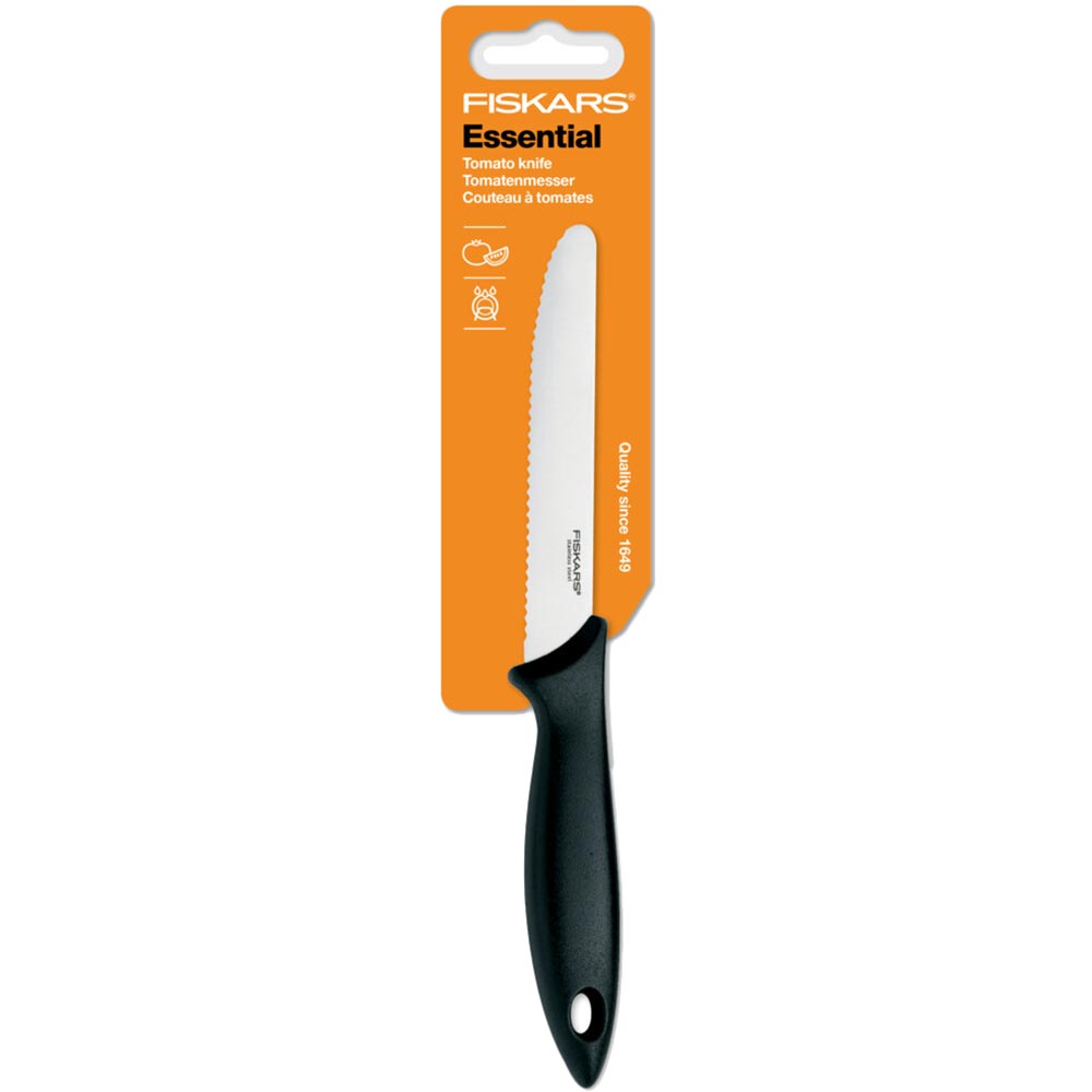 Нож для томатов Fiskars Essential 12 см (1023779) Количество ножей 1